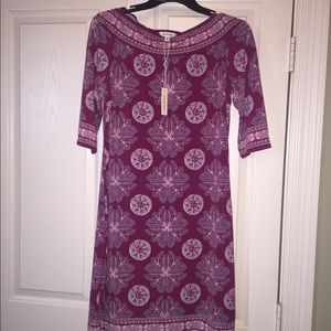 Max studio boat neck shift dress size large